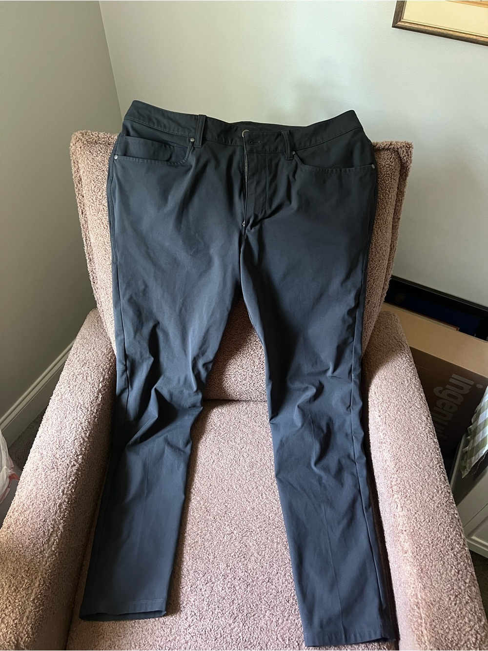lululemon athletica Men's Black Chinos